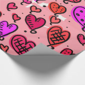 Valentinstag Wrapping Paper Geschenkpapier (Ecke)