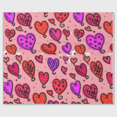 Valentinstag Wrapping Paper Geschenkpapier (Flach)