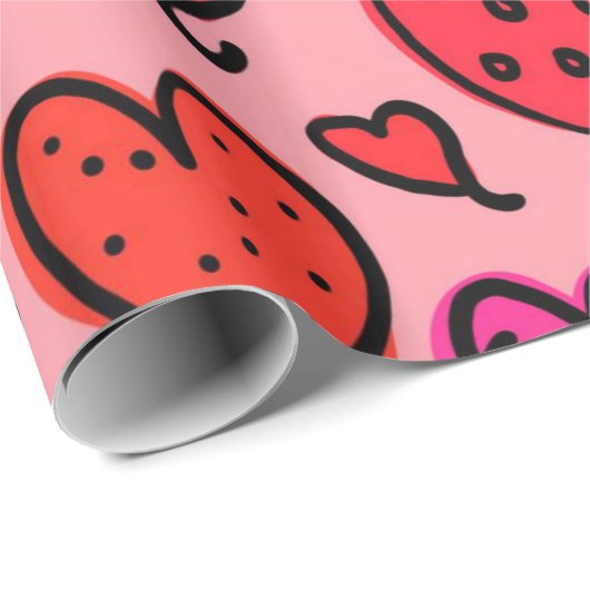 Valentinstag Wrapping Paper Geschenkpapier (Rolleneckpunkt)