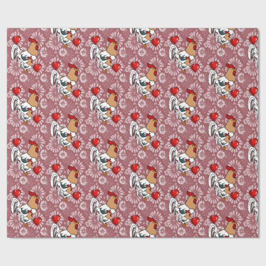 Valentinstag Wrapping Paper Geschenkpapier (Flach)