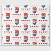Valentinstag Wrapping Paper Geschenkpapier (Flach)