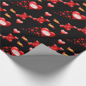 Valentinstag Wrapping Paper Geschenkpapier (Ecke)