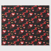Valentinstag Wrapping Paper Geschenkpapier (Flach)