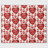 Valentinstag Wrapping Paper Geschenkpapier (Flach)