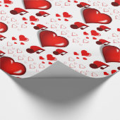 Valentinstag Wrapping Paper Geschenkpapier (Ecke)