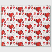 Valentinstag Wrapping Paper Geschenkpapier (Flach)