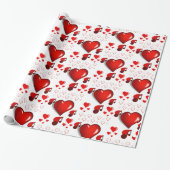 Valentinstag Wrapping Paper Geschenkpapier (Ungerollt)