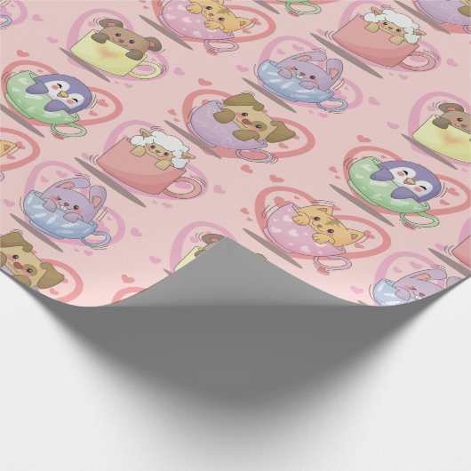 Valentinstag Wrapping Paper Geschenkpapier (Ecke)