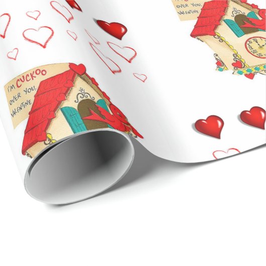 Valentinstag Wrapping Paper Geschenkpapier (Rolleneckpunkt)