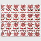 Valentinstag Wrapping Paper Geschenkpapier (Flach)