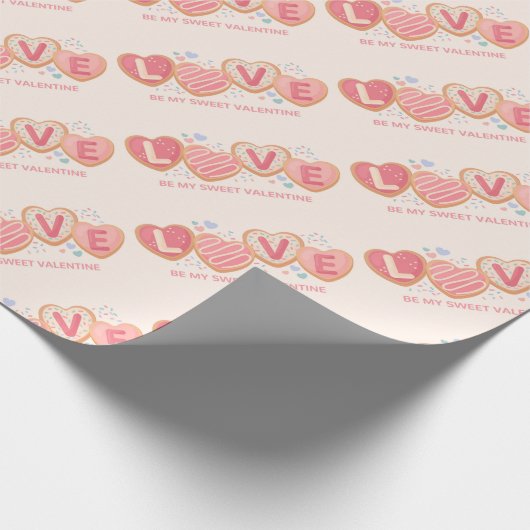 Valentinstag Wrapping Paper Geschenkpapier (Ecke)