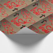 Valentinstag Wrapping Paper Geschenkpapier (Ecke)