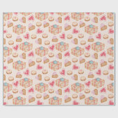 Valentinstag Wrapping Paper Geschenkpapier (Flach)