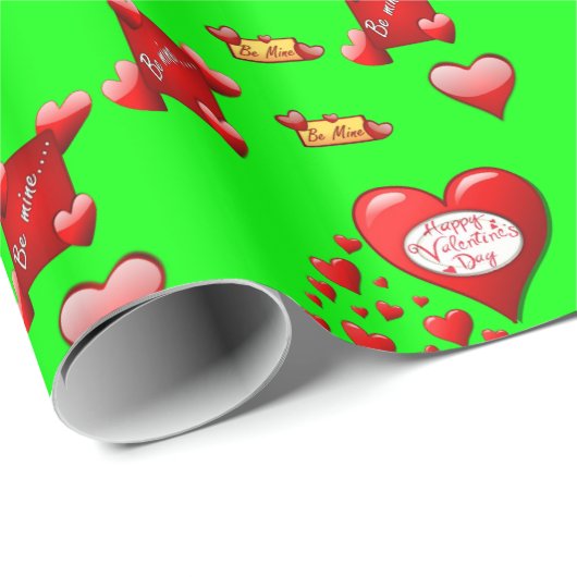 Valentinstag Wrapping Paper Geschenkpapier (Rolleneckpunkt)