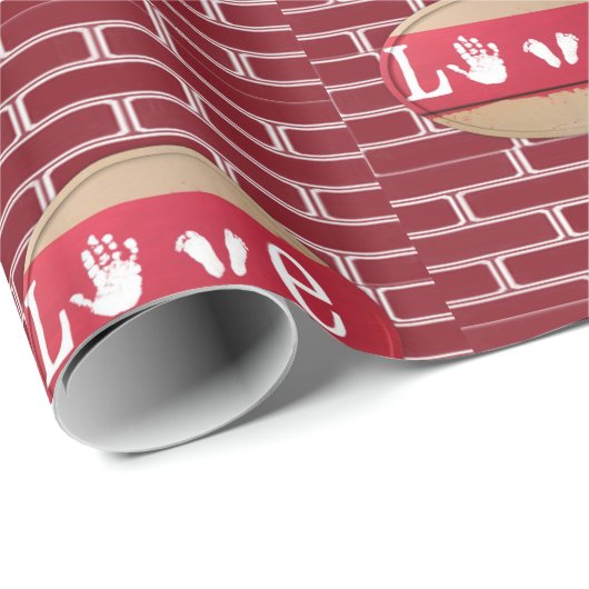 Valentinstag Wrapping Paper Geschenkpapier (Rolleneckpunkt)