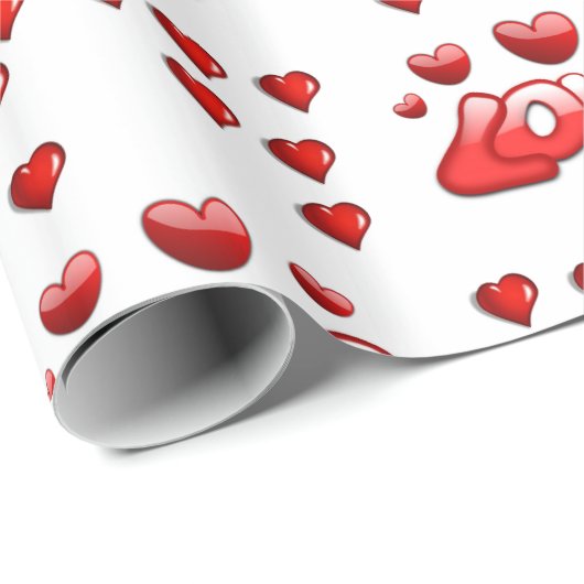 Valentinstag Wrapping Paper Geschenkpapier (Rolleneckpunkt)