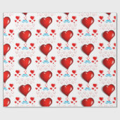 Valentinstag Wrapping Paper Geschenkpapier (Flach)