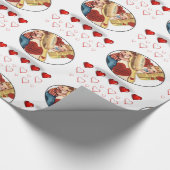 Valentinstag Wrapping Paper Geschenkpapier (Ecke)