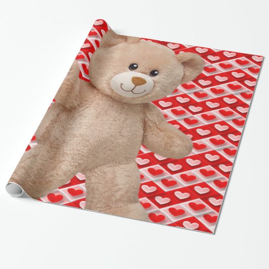 Valentinstag Wrapping Paper Geschenkpapier (Ungerollt)