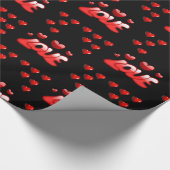 Valentinstag Wrapping Paper Geschenkpapier (Ecke)