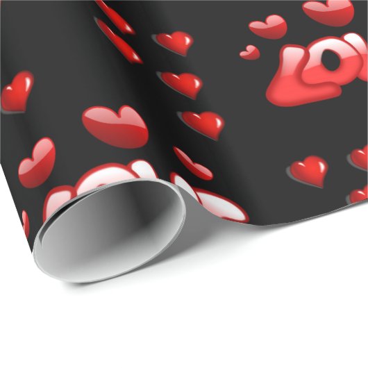 Valentinstag Wrapping Paper Geschenkpapier (Rolleneckpunkt)