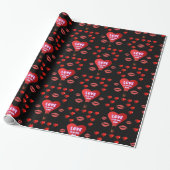 Valentinstag Wrapping Paper Geschenkpapier (Ungerollt)