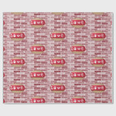 Valentinstag Wrapping Paper Geschenkpapier (Flach)