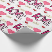 Valentinstag Wrapping Paper Geschenkpapier (Ecke)