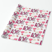 Valentinstag Wrapping Paper Geschenkpapier (Ungerollt)