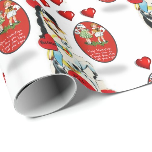 Valentinstag Wrapping Paper Geschenkpapier (Rolleneckpunkt)
