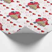 Valentinstag Wrapping Paper Geschenkpapier (Ecke)