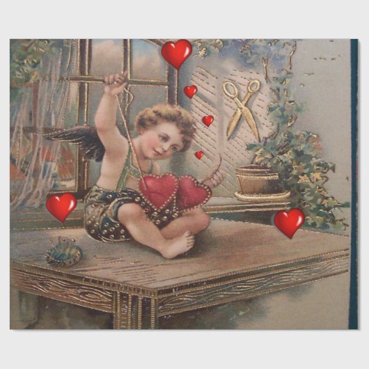 Valentinstag Wrapping Paper Geschenkpapier (Flach)