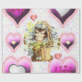 Valentinstag Wrapping Paper Geschenkpapier (Flach)