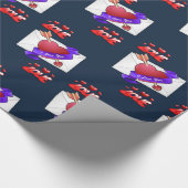 Valentinstag Wrapping Paper Geschenkpapier (Ecke)