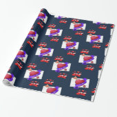 Valentinstag Wrapping Paper Geschenkpapier (Ungerollt)