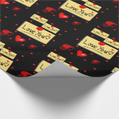 Valentinstag Wrapping Paper Geschenkpapier (Ecke)