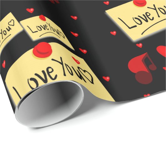 Valentinstag Wrapping Paper Geschenkpapier (Rolleneckpunkt)
