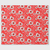 Valentinstag Wrapping Paper Geschenkpapier (Flach)