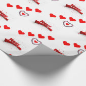 Valentinstag Wrapping Paper Geschenkpapier (Ecke)