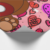 Valentinstag Wrapping Paper Geschenkpapier (Ecke)