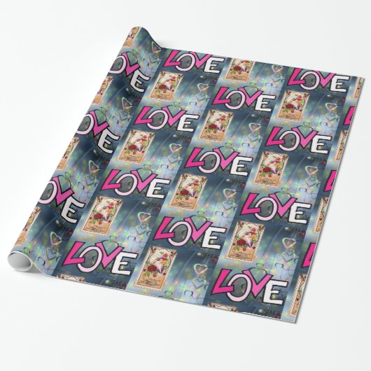 Valentinstag Wrapping Paper Geschenkpapier (Ungerollt)