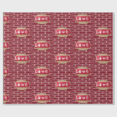 Valentinstag Wrapping Paper Geschenkpapier (Flach)