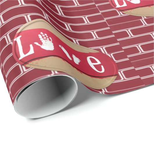 Valentinstag Wrapping Paper Geschenkpapier (Rolleneckpunkt)