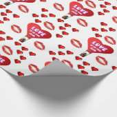 Valentinstag Wrapping Paper Geschenkpapier (Ecke)