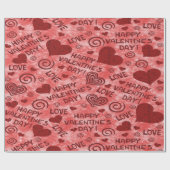 Valentinstag-Wrapping Paper Geschenkpapier (Flach)