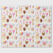 Valentinstag Wrapping Paper Geschenkpapier (Flach)