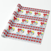 Valentinstag Wrapping Paper Geschenkpapier (Ungerollt)