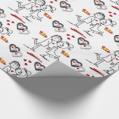 Valentinstag Wrapping Paper Geschenkpapier (Ecke)