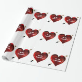 Valentinstag Wrapping Paper Geschenkpapier (Ungerollt)