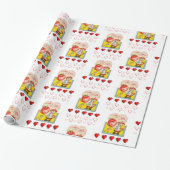 Valentinstag Wrapping Paper Geschenkpapier (Ungerollt)